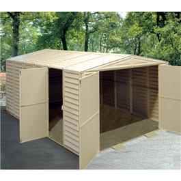 10 x 21 Vinyl Garage Plastic Shed